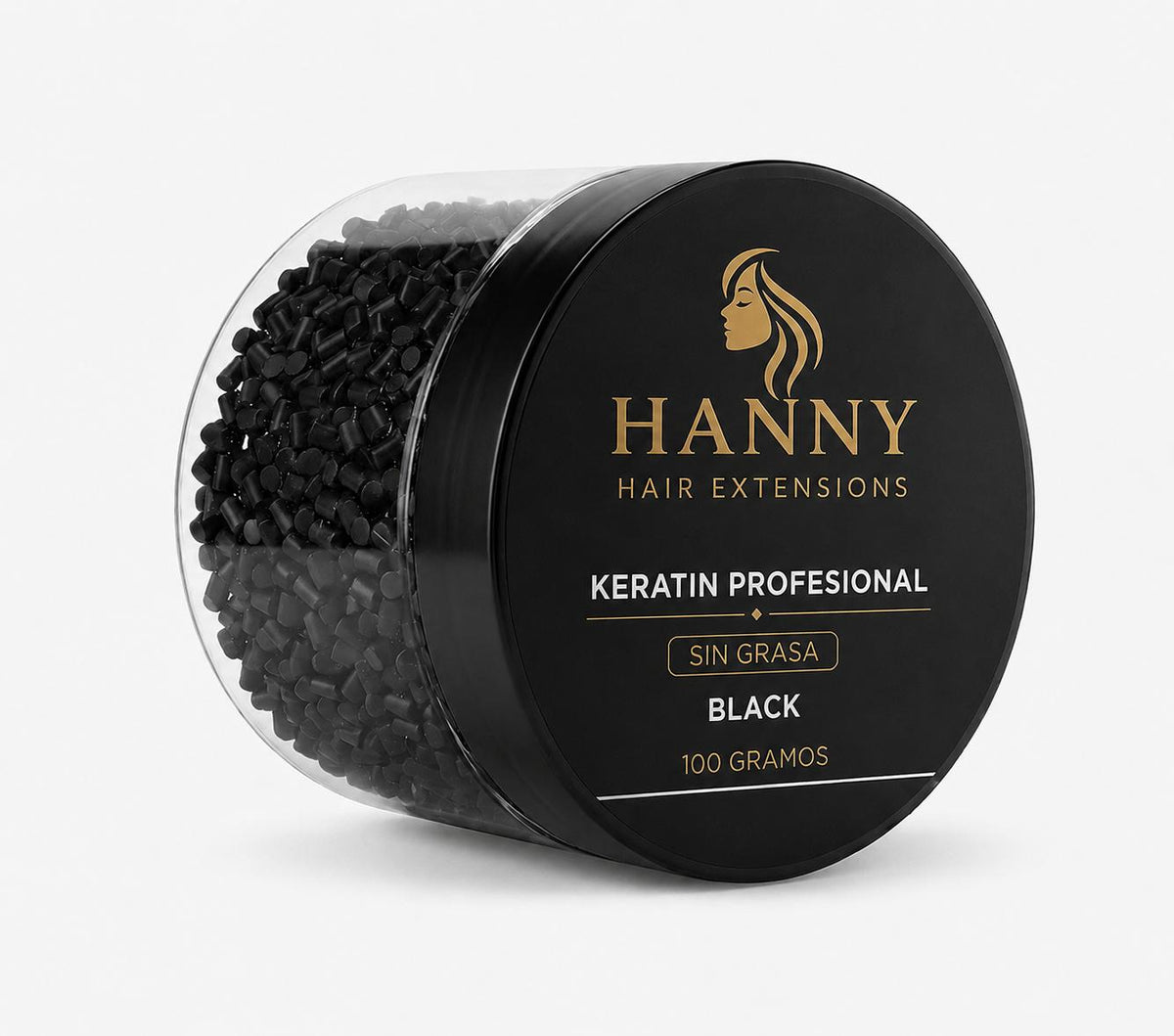 HANNY Professional Advanced Black Keratin | K-Tip & Hot Fusion Bonding Beads