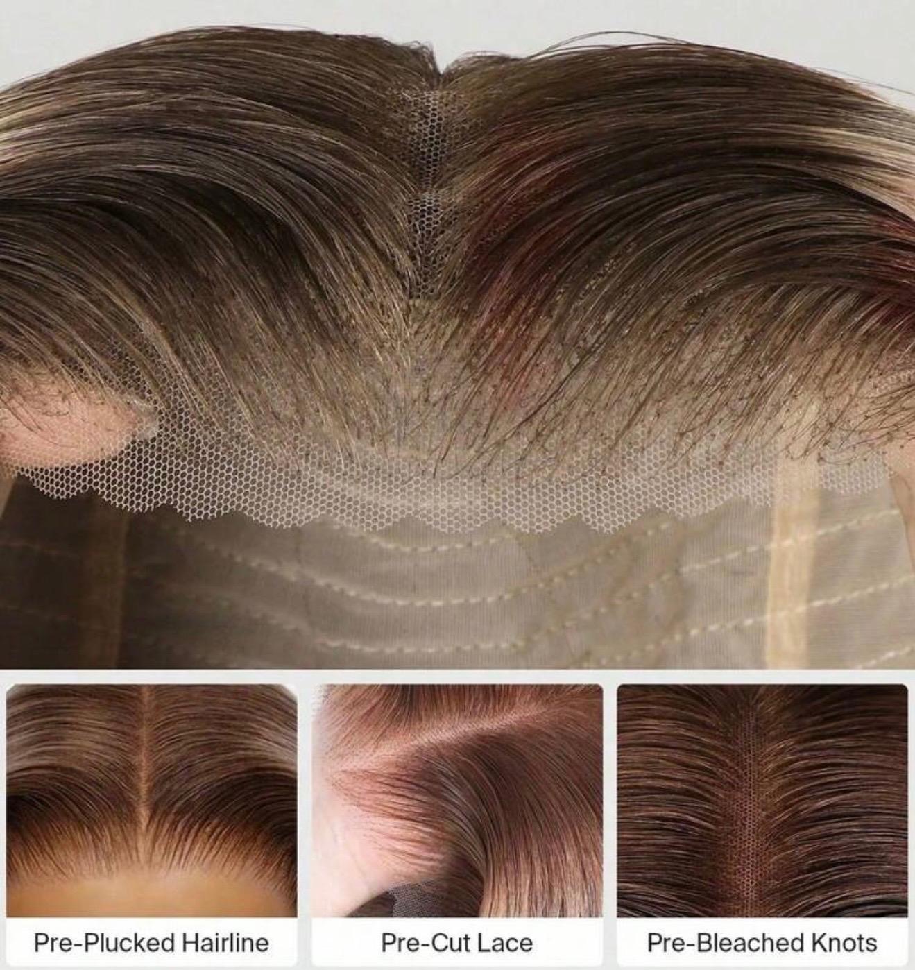 5x5 HD Lace Bob Wig – Blonde Balayage | 100% Human Hair