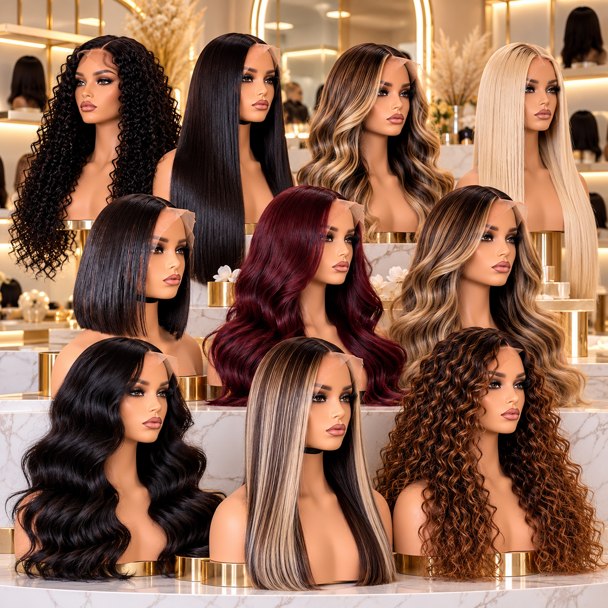 Human hair wigs