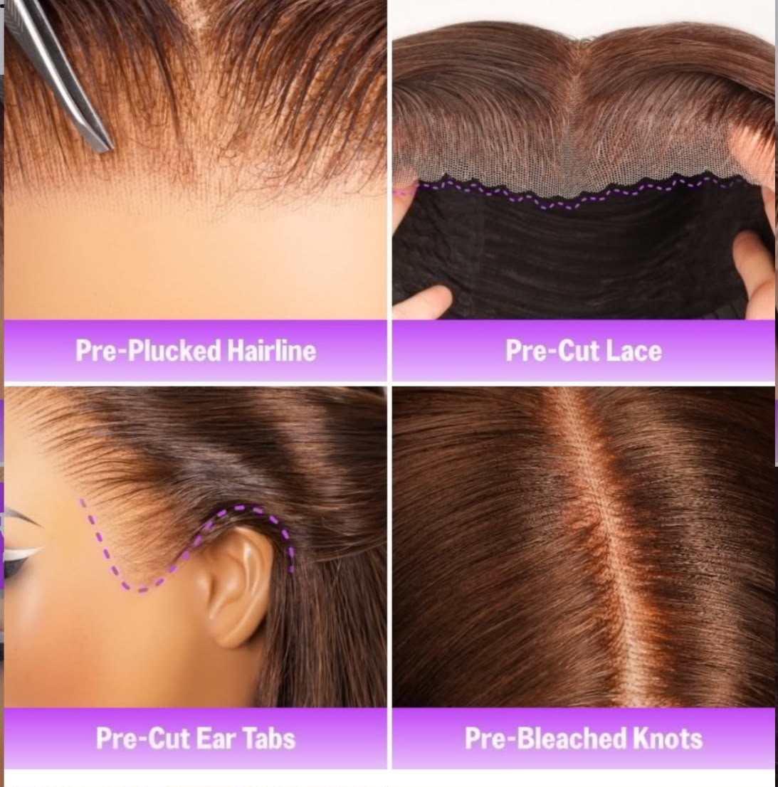 HD Invisible Lace Front Wig 13x4 – 100% Human Hair