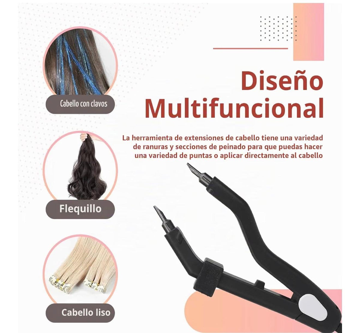 Professional Keratin Fusion Hair Extension Tool | K-Tip Keratin Bonding Tool