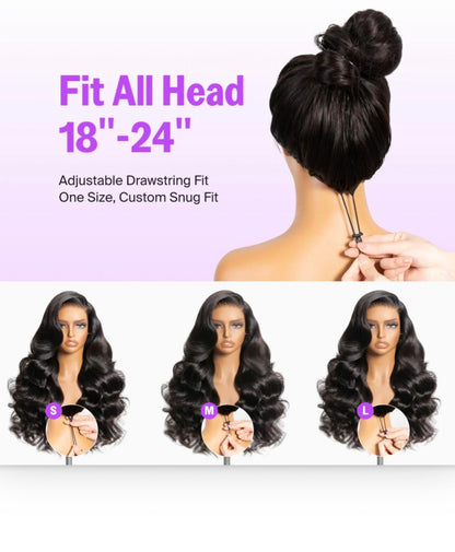 Body Wave HD Invisible Lace Front Wig 13x4 | 100% Human Hair