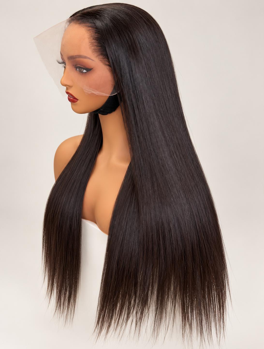 Peluca Lisa con Lace HD — Cabello 100% Humano