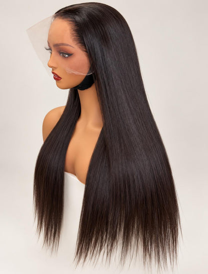 Peluca Lisa con Lace HD — Cabello 100% Humano
